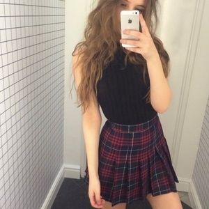 Johnny B plaid skirt